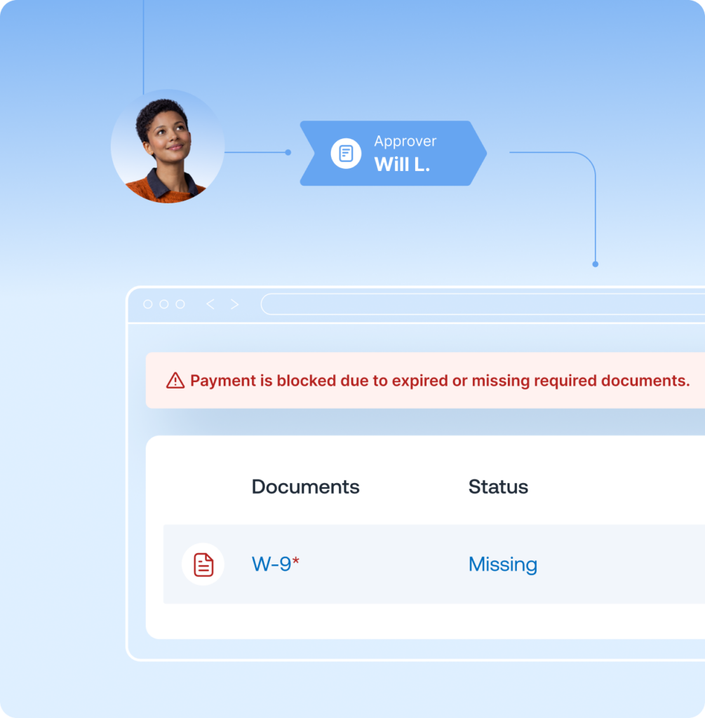Vendor onboarding in Stampli