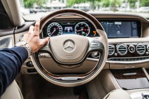 mercedes benz car steering wheel