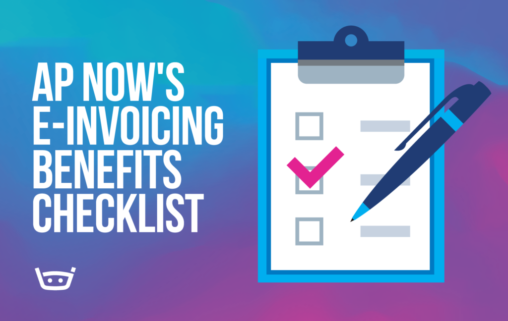 electronic invoicing benefits checklist