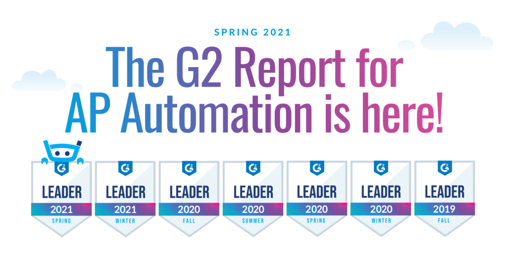 G2 Spring 2021 AP AP Automation Leader - Stampli - Blog Cover Image is here