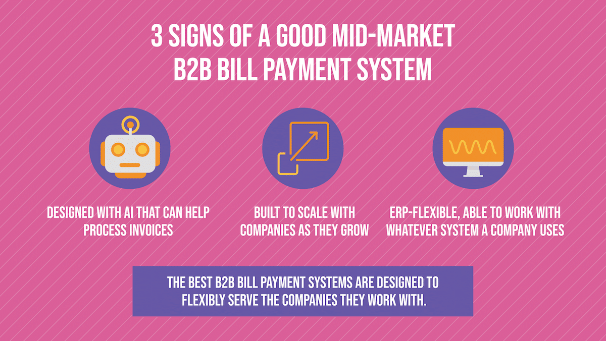 good mid-market b2b bill payment systems