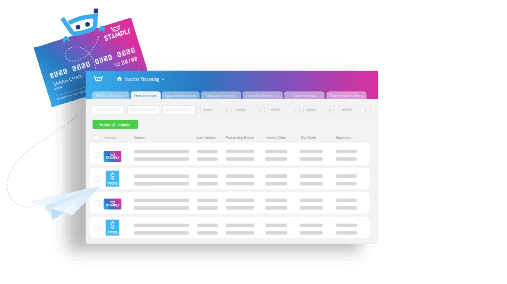 Instant access to credit card transaction details with Stampli Card