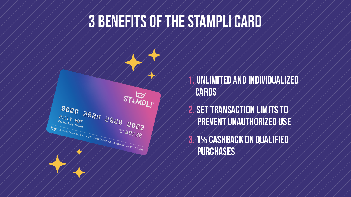3 benefits of the stampli card