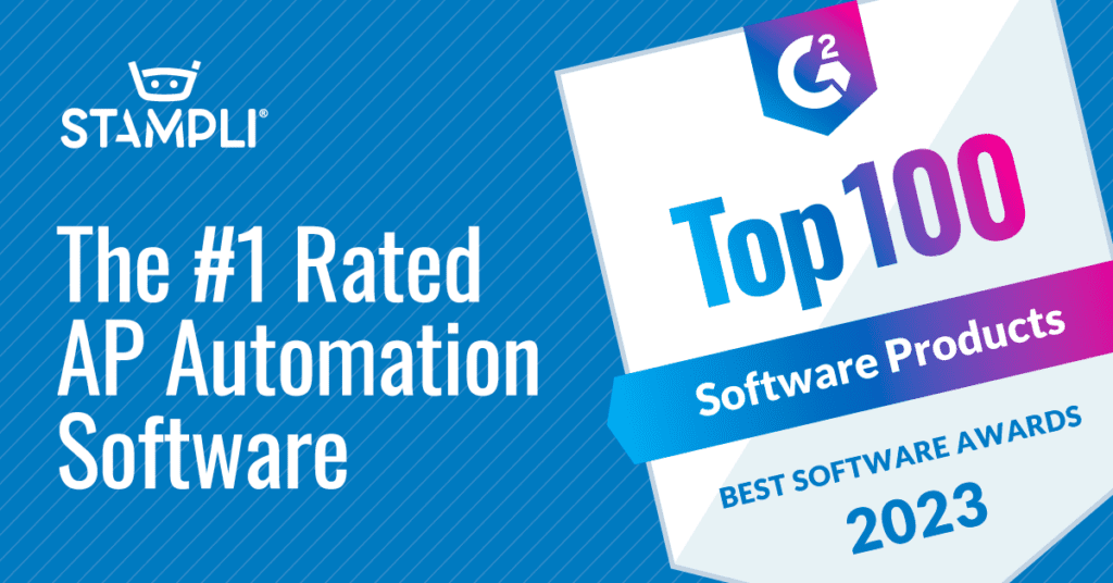 Stampli G2 Best Software Awards 2023 Winner Badge