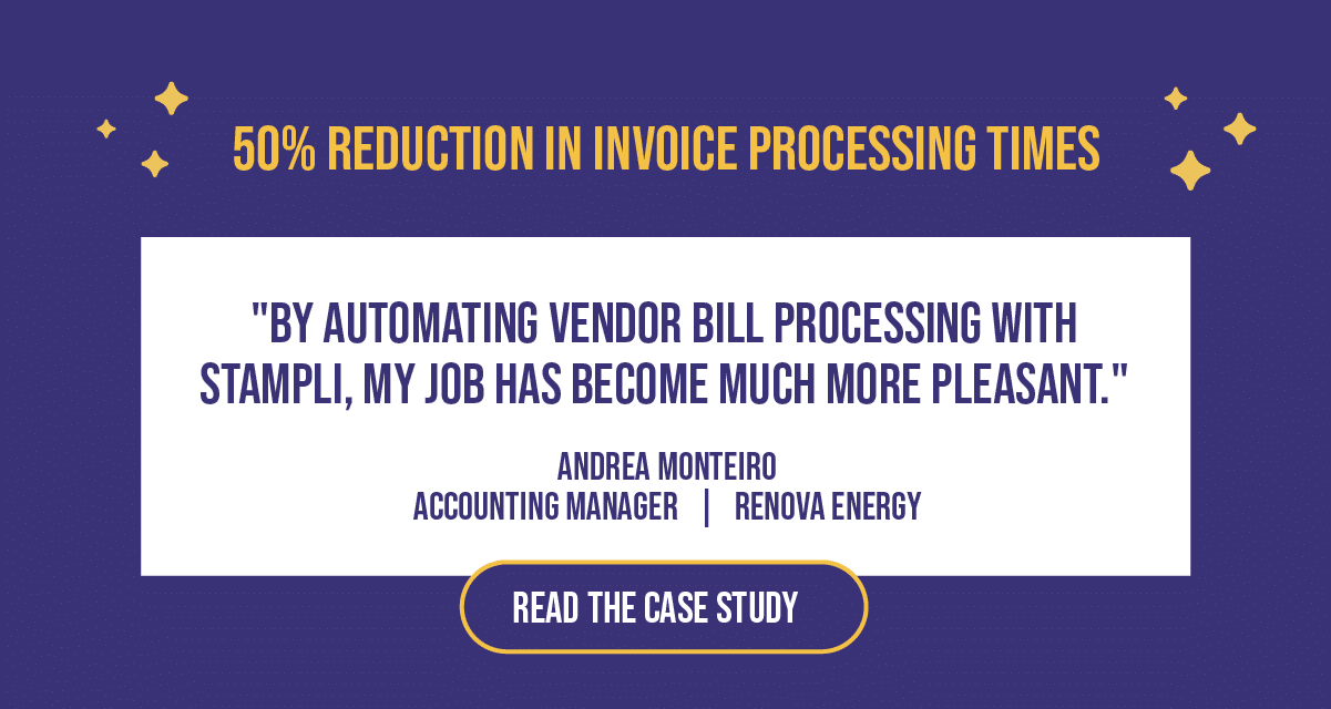 Read the case study on how Renova Energy reduces invoice processing time by 50%