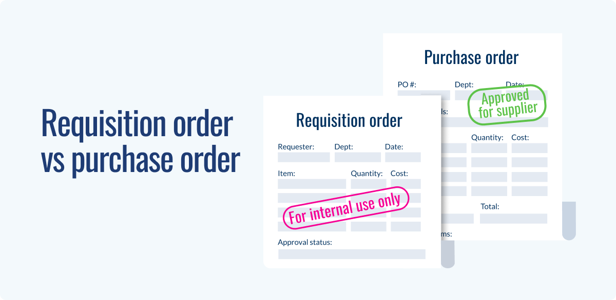 requisition order vs purchase order