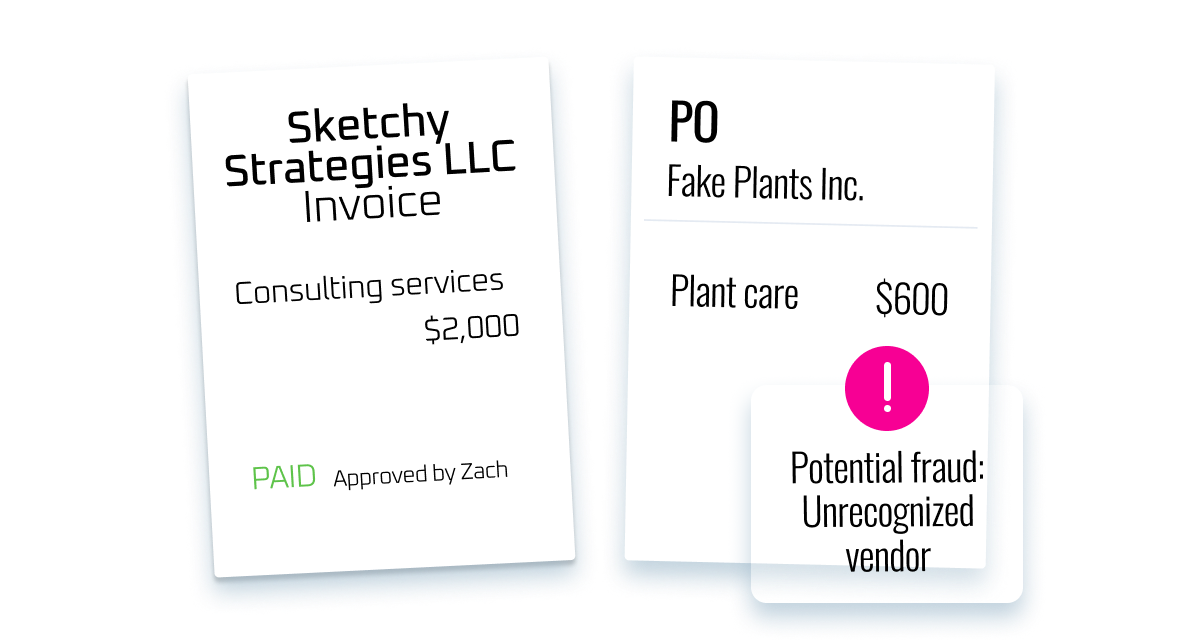 fraud happens without POs