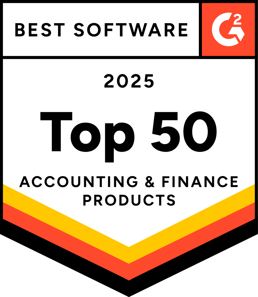 G2 Best Software Awards - Best Accounting & Finance Products
