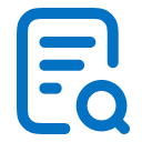 Paper inspection icon