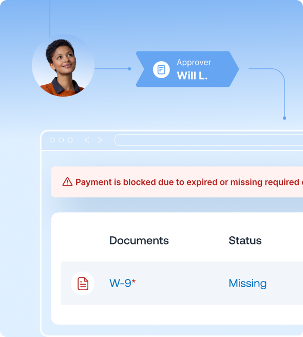 Vendor onboarding in Stampli